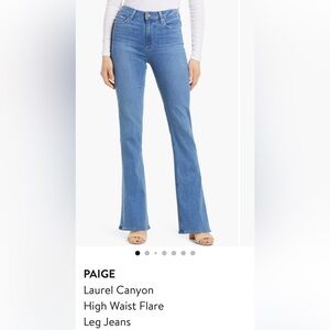 PAIGE Laurel Canyon High Rise Flare Jeans Size 31